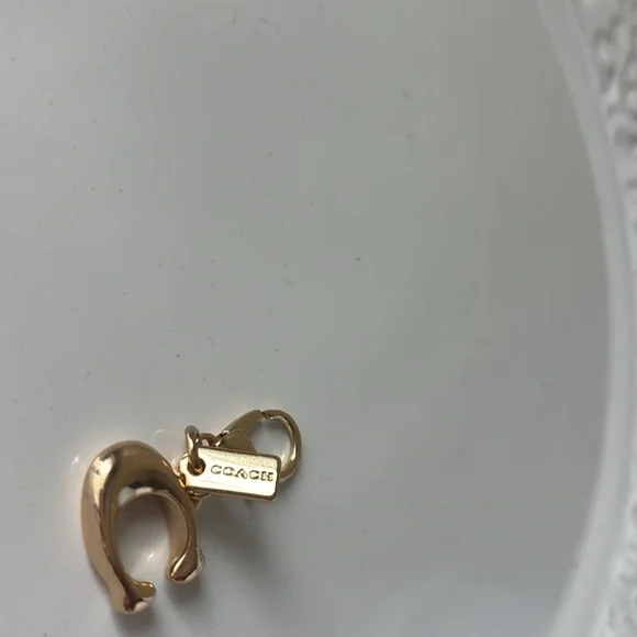 Coach Gold Charm Accessory NWOT - Picture 3 of 3